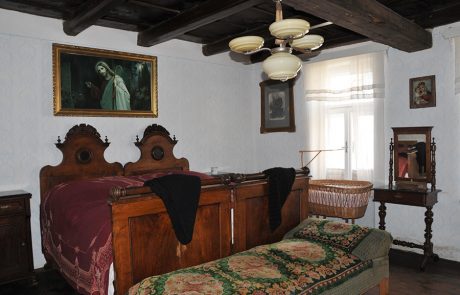 Schlafzimmer im Dorfmuseum Mönchhof